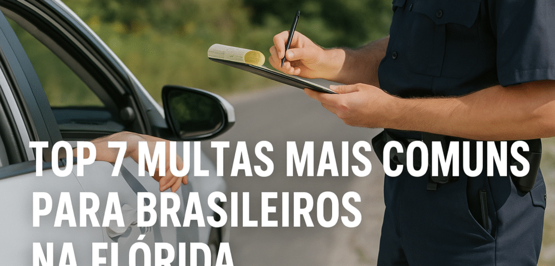 Top 7 Multas de Trânsito Mais Comuns Para Brasileiros na Flórida