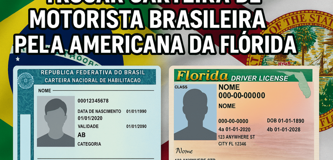 Como Trocar a Carteira de Motorista Brasileira pela Driver License da Flórida